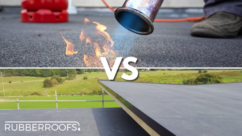 EPDM Roofing Vs Bitumen Felt Roofing