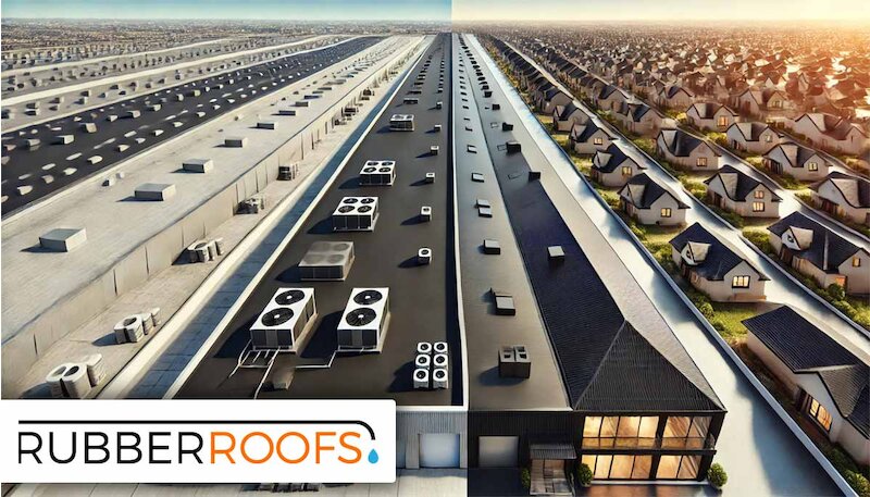 Commercial Roofs vs Residential Roofs; What's the Difference